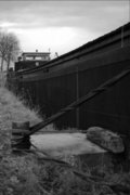 Péniche à quai sur la Deûle
