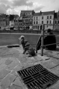 Pêcheur et son chien